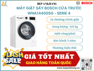 Máy giặt sấy Bosch 9 kí seri 4 WNA14400SG